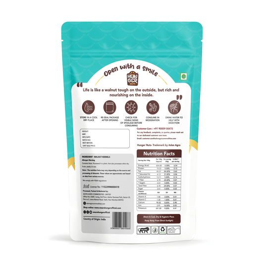 Hunger Classic Walnuts Kernels | Premium Akhrot | Omega-3