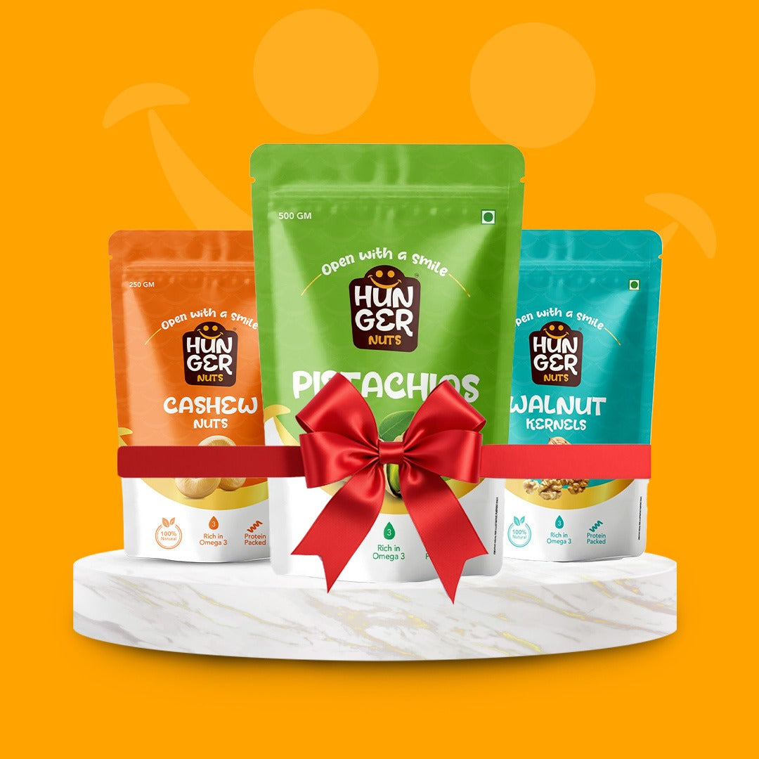 Pistachio 500gm + Cashew 250gm + Walnut 200gm Combo Pack