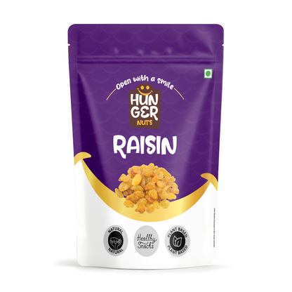 Hunger Classic Raisins | Premium Golden Kishmish Online | Seedless | Natural Sugar