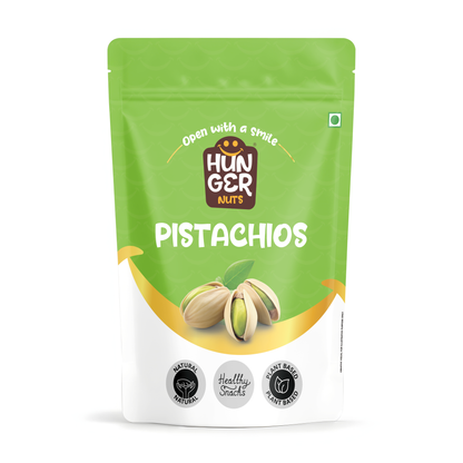 Hunger Classic Pistachios | Premium Pista Nuts Online | Crunchy | Protein Rich