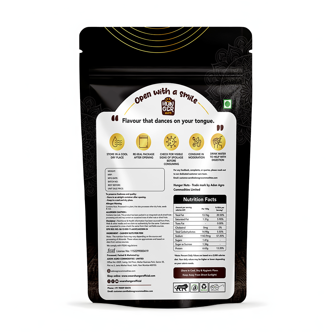 Hunger Peri Peri Cashews
