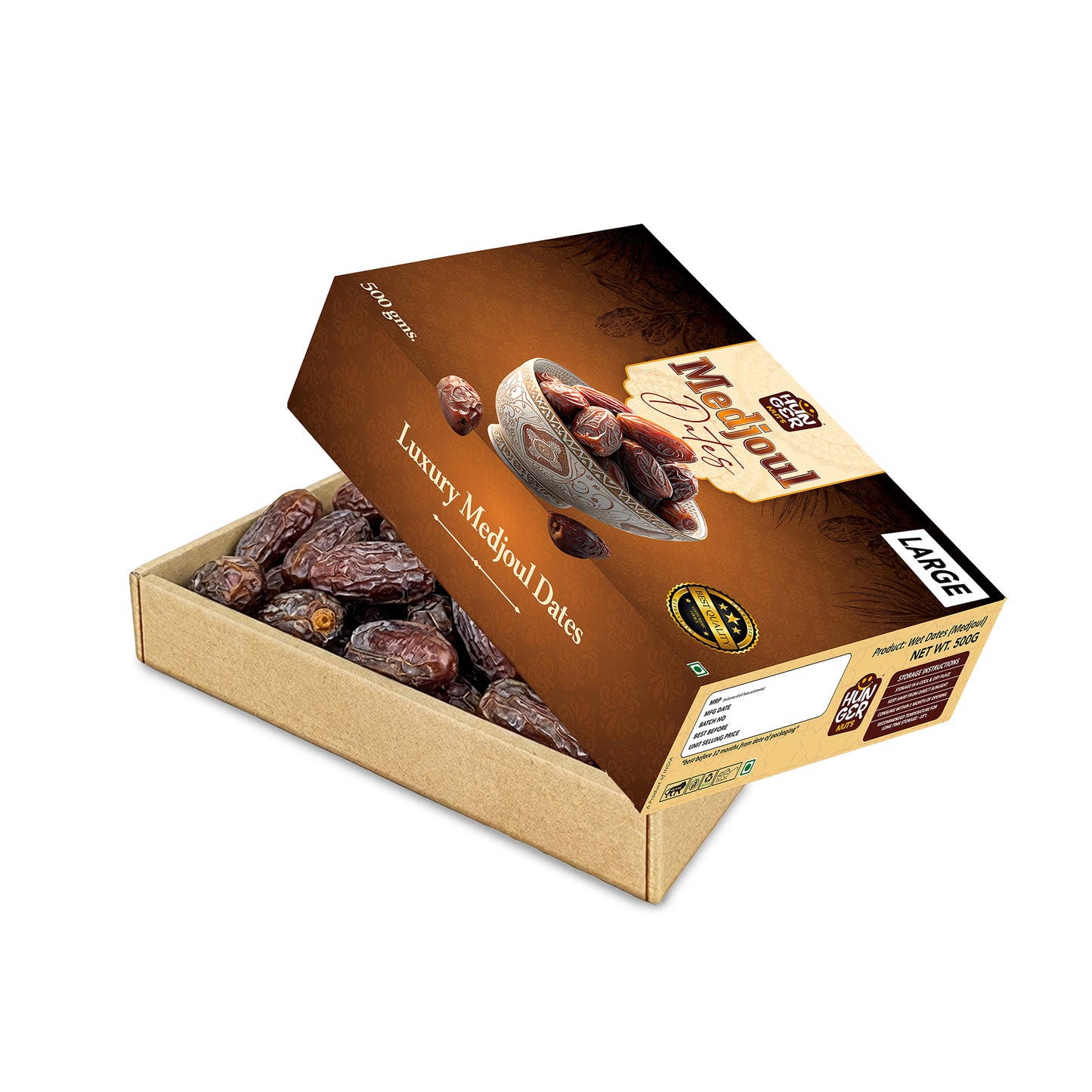 Large Medjool Dates Online India | Hunger Premium Khajoor