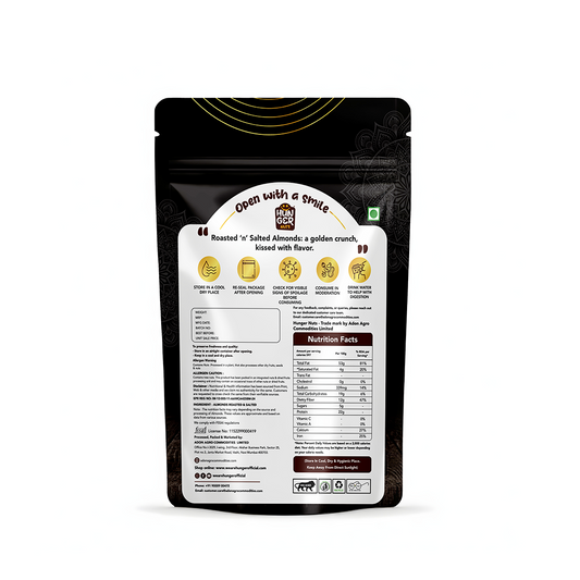 Hunger Roasted & Salted Almonds