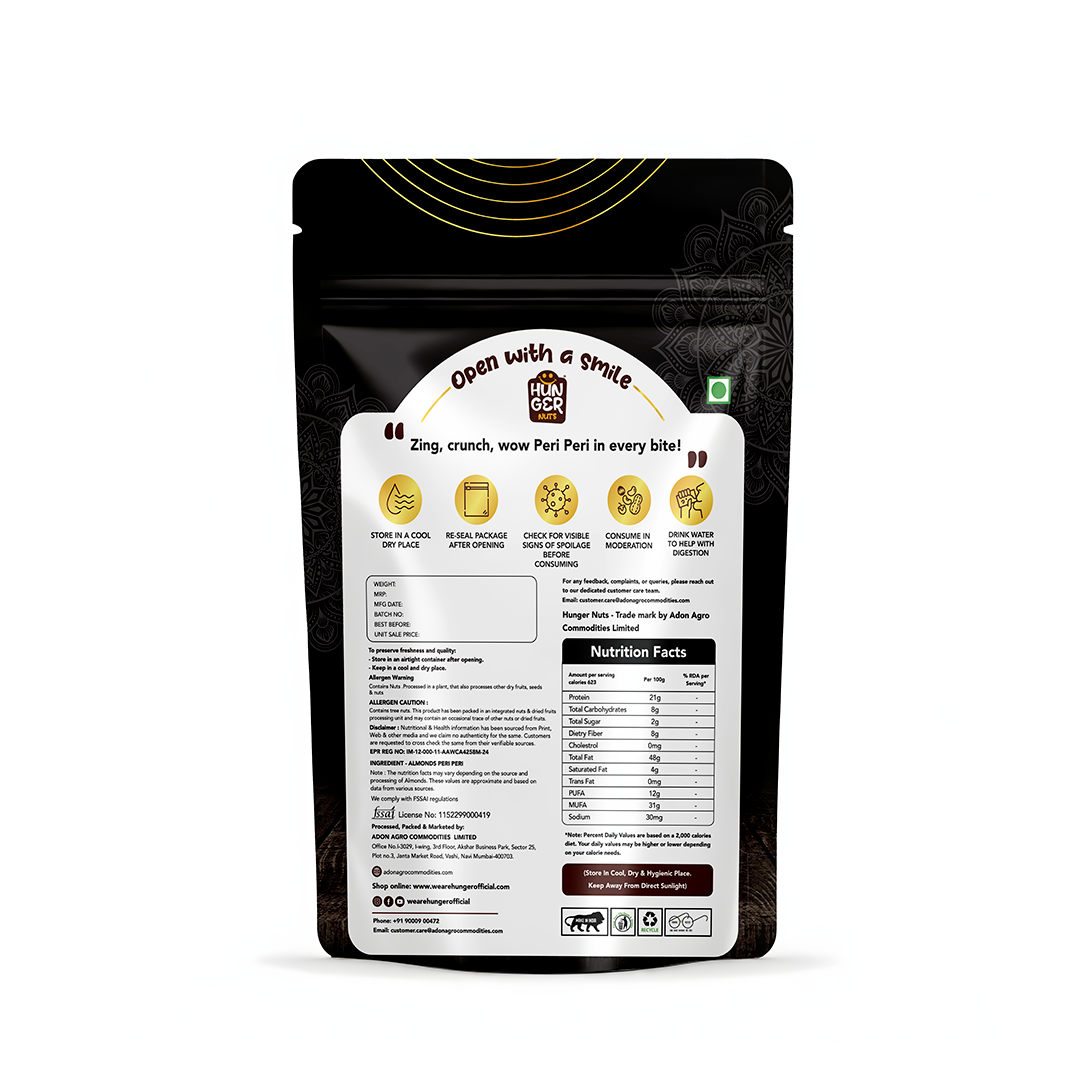 Hunger Peri Peri Almonds