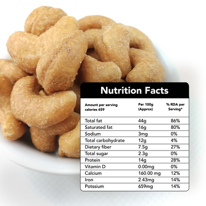 Hunger Roasted & Salted Cashews