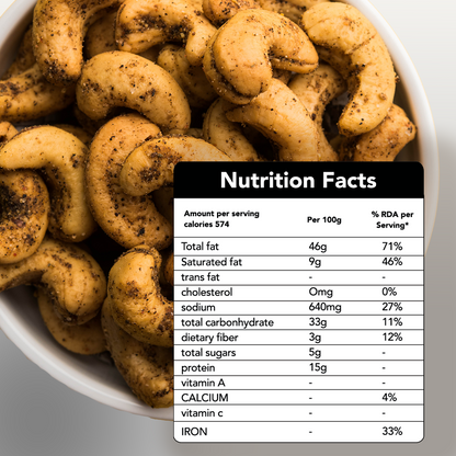 Hunger Black Pepper Cashews