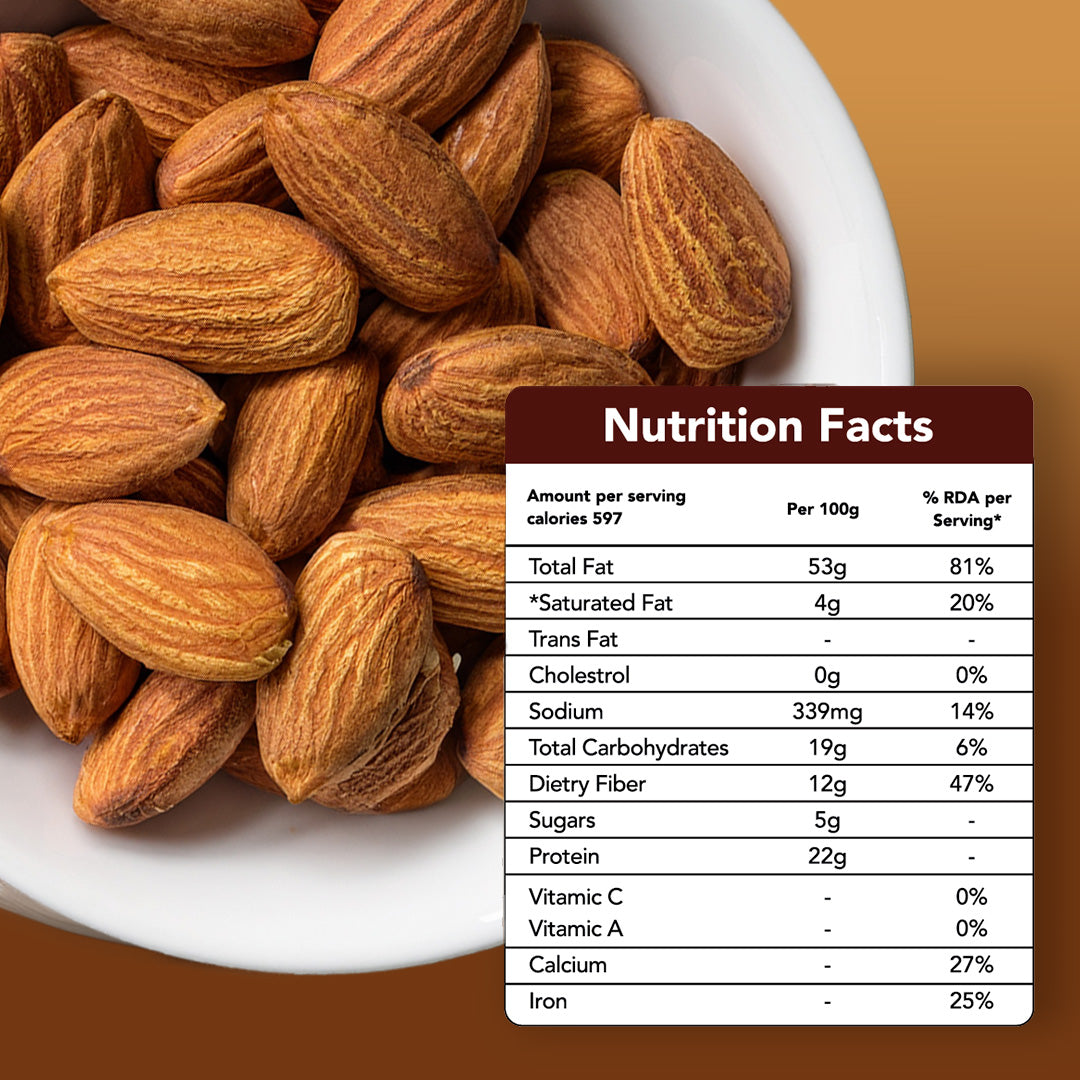 Hunger Roasted & Salted Almonds