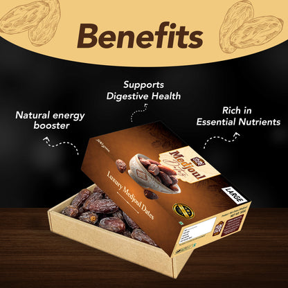 Large Medjool Dates Online India | Hunger Premium Khajoor
