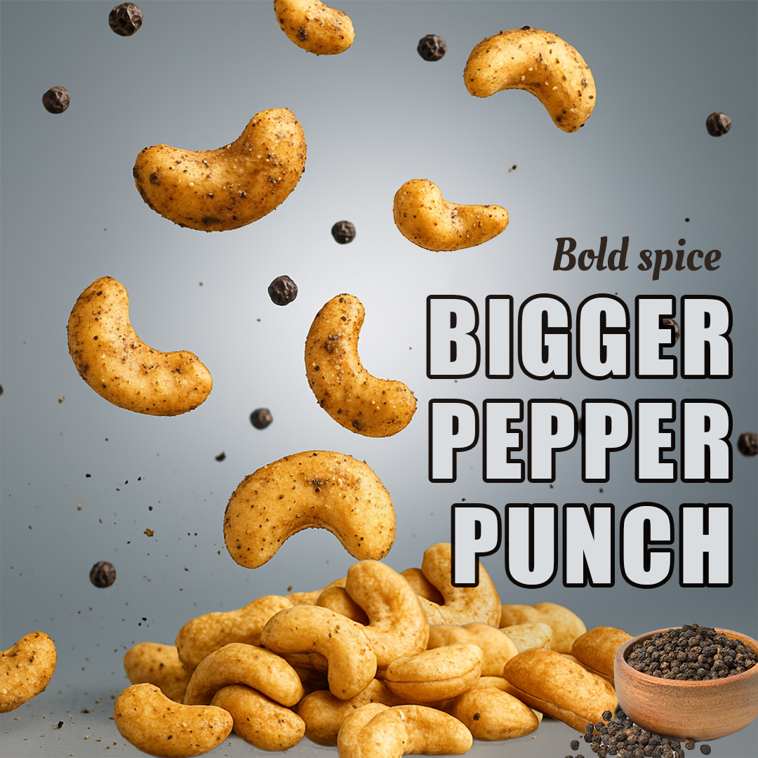 Hunger Black Pepper Cashews