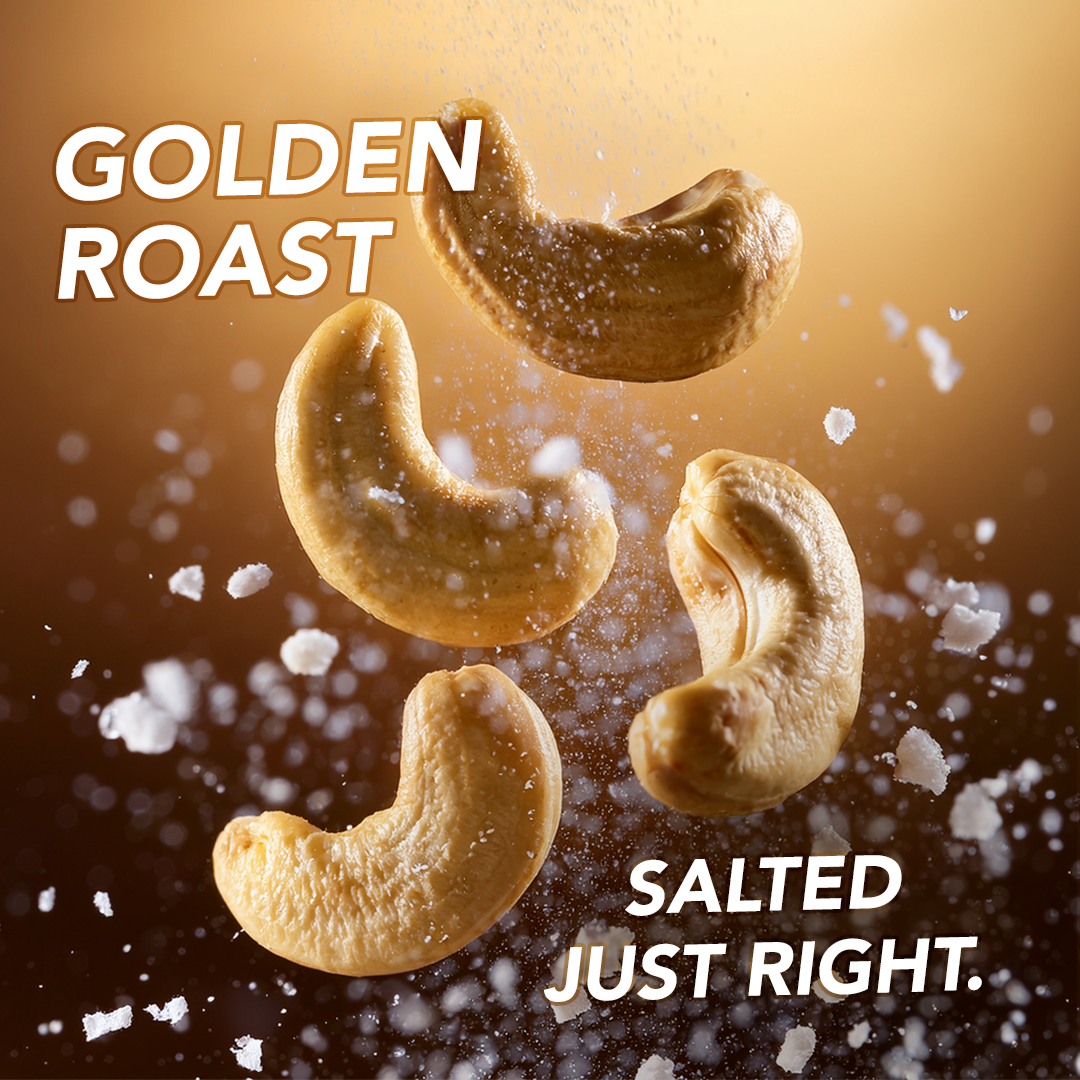 Hunger Roasted & Salted Cashews
