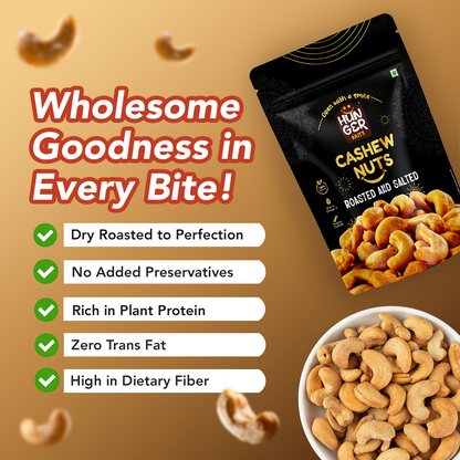 Hunger Roasted & Salted Cashews