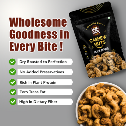Hunger Black Pepper Cashews