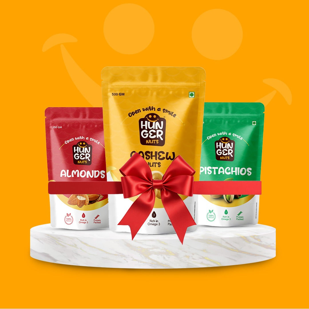 Cashew 500gm + Almond 250gm + Pistachio 250gm Combo Pack