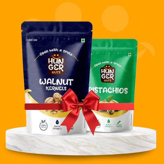Walnut 400gm + Pistachio 250gm Combo Pack
