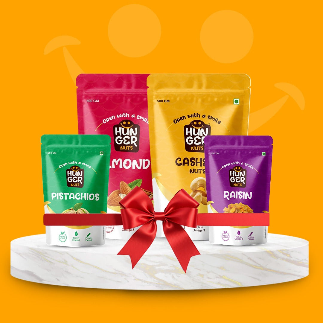 Raisin 250gm + Cashew 500gm + Pistachio 250gm + Almond 500gm Combo Pack
