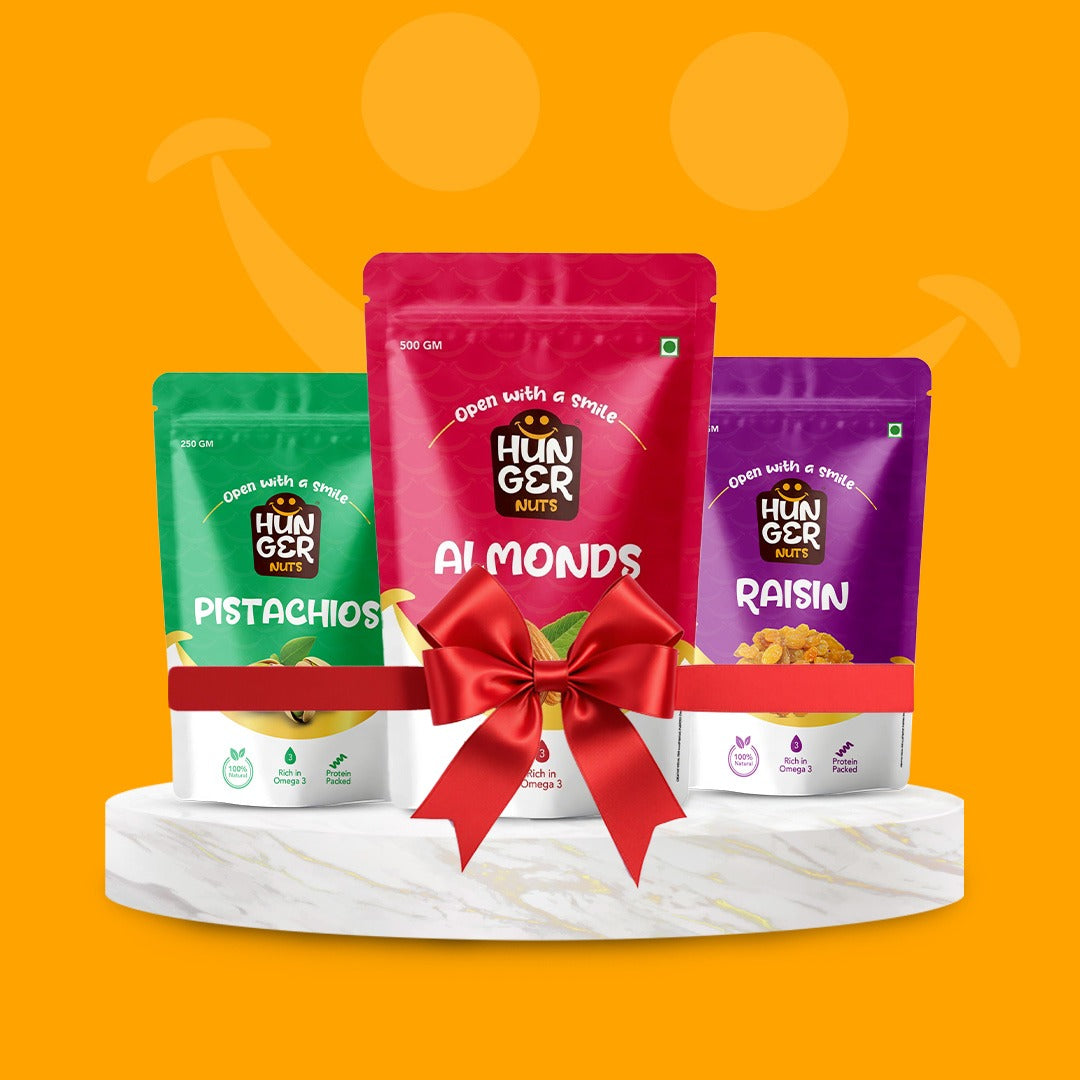 Almond 500gm + Pistachio 250gm + Raisin 250gm Combo Pack