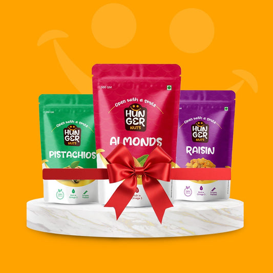 Almond 500gm + Pistachio 250gm + Raisin 250gm Combo Pack
